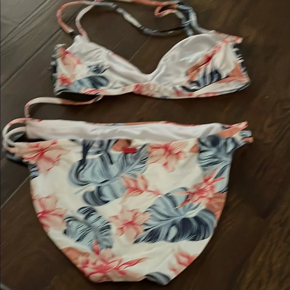 Floral Bikini Swim Set size small -Roxy - Picture 2 of 5